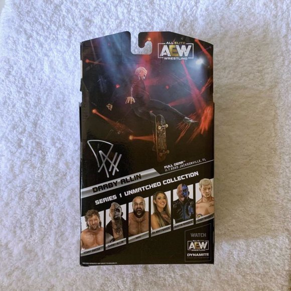 ✨NEW✨ Darby Allin AEW Unmatched Collection Series 1 #02 Wrestling Action Figure - Picture 2 of 2